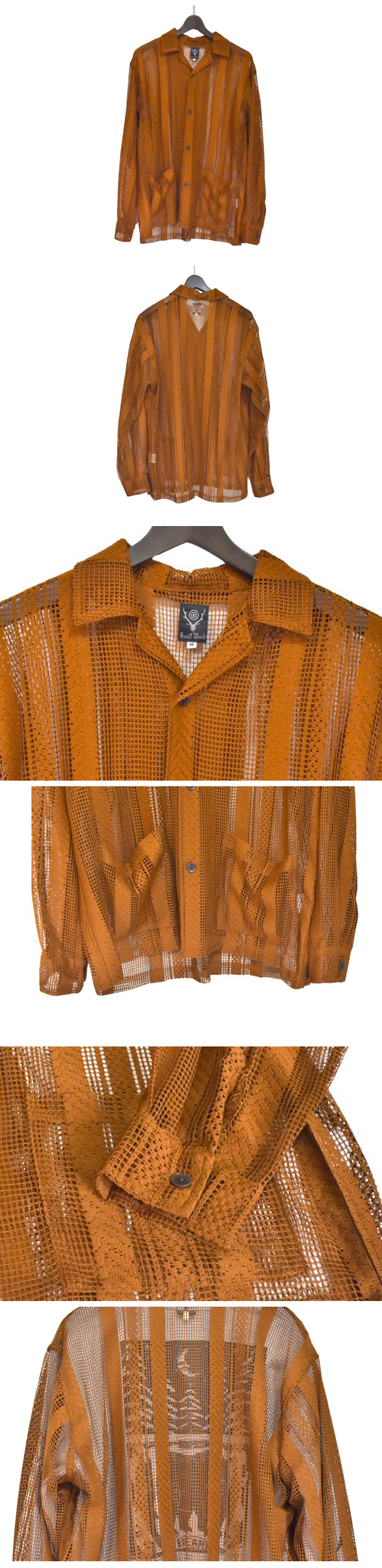 South2 West8 L/S CABANA SHIRT - POLY LACE JQ.