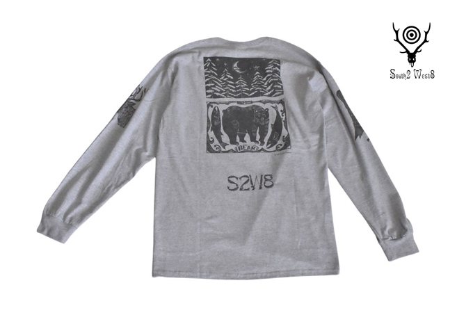 South2 West8 L/S TEE - COTTON JERSEY / A