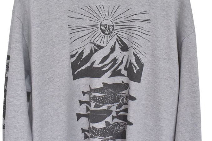 South2 West8 L/S TEE - COTTON JERSEY / A
