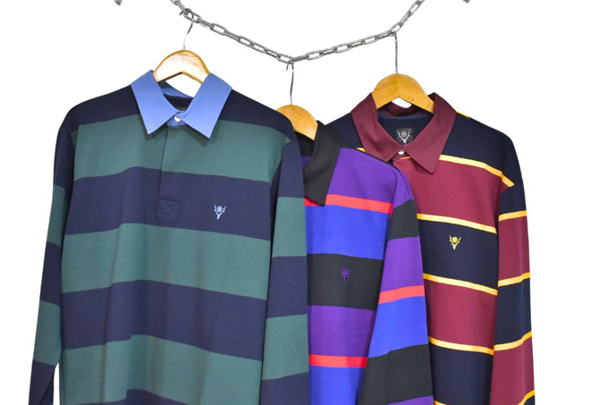 South2 West8 RUGGER SHIRT - COTTON PLAINSTITCH
