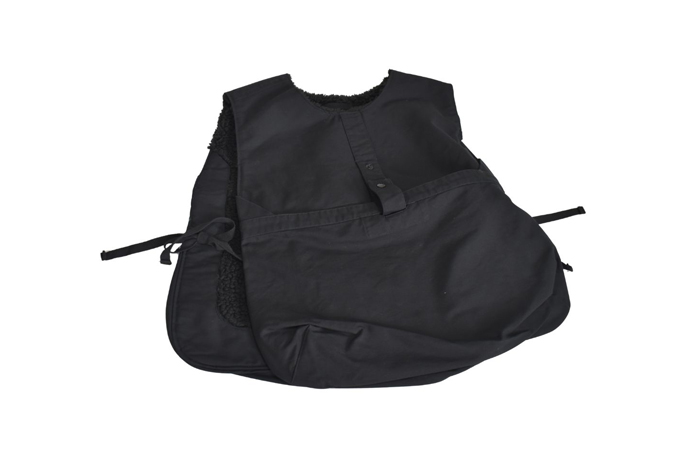 ENGINEERED GARMENTS NEWSBOY VEST - COTTON DOUBLE CLOTH