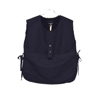 ENGINEERED GARMENTS NEWSBOY VEST - COTTON DOUBLE CLOTH