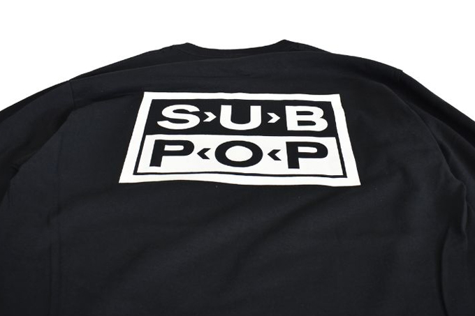 SUB POP L/S PRINT TEE “SIMPLE LOGO”