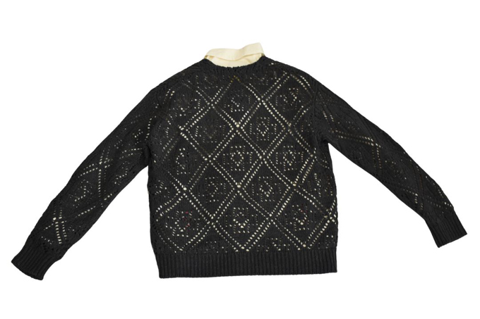 PENDLETON レースステッチ 3ゲージ Vネックカーディガン