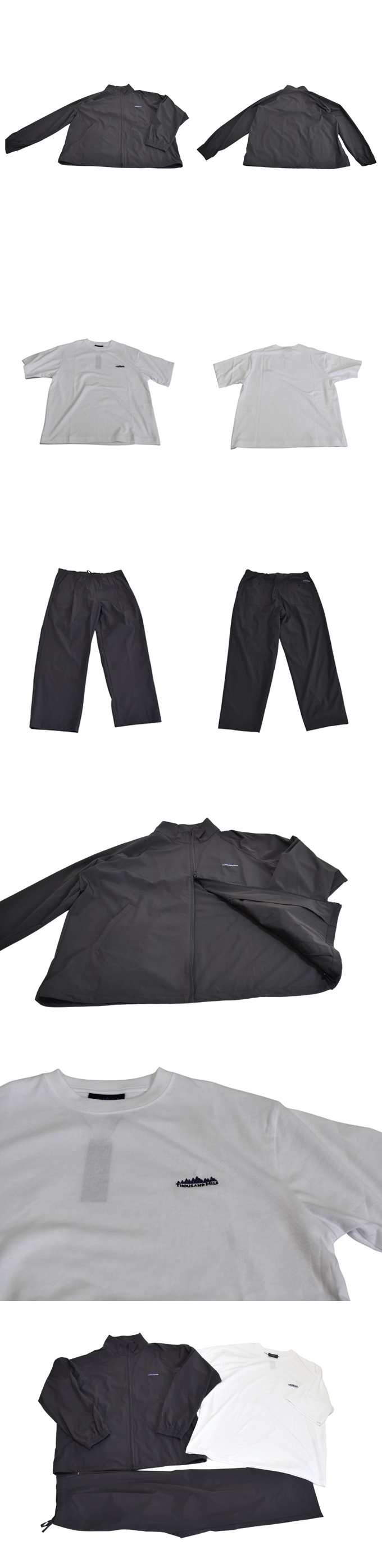 THOUSAND MILE ZIP BLOUSON＆T-SHIRT＆PANTS SET UP