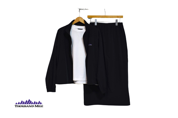 THOUSAND MILE 【L's】ZIP BLOUSON＆T-SHIRT＆SKIRT SET UP