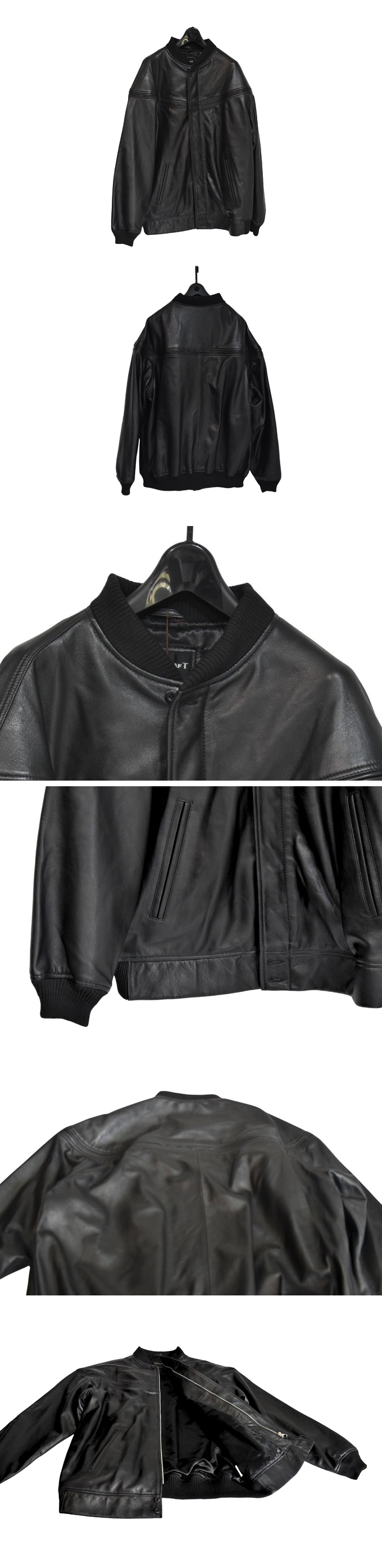 TOWN CRAFT LEATHER DERBY JACKET