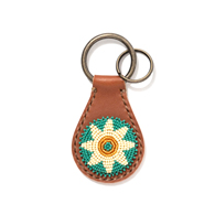 HAVE A GRATEFUL DAY CONCHO KEYCHAIN -HELIOTROPISM