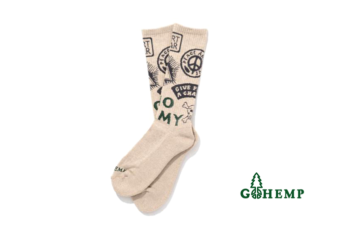 GOHEMP NO ARMY CREW SOCKS