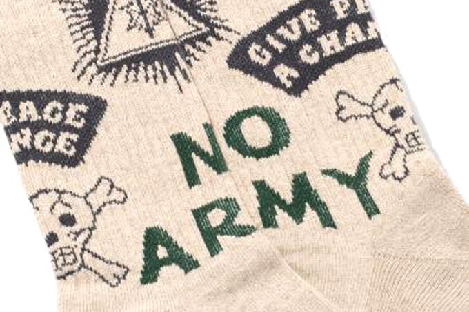 GOHEMP NO ARMY CREW SOCKS