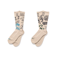 GOHEMP NO ARMY CREW SOCKS