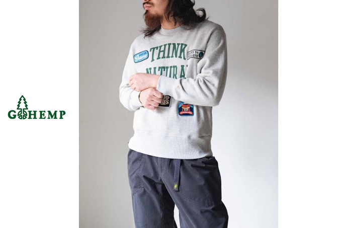GOHEMP THINK NATURAL CREW SWEAT