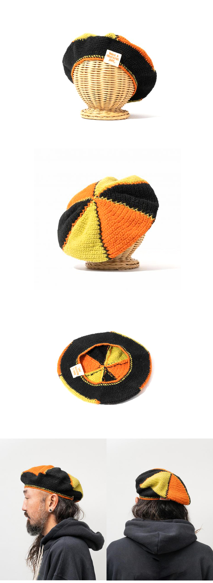 HAVE A GRATEFUL DAY CROCHET TAM