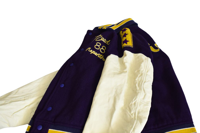 Needles LETTERED JACKET - WOOL MELTON