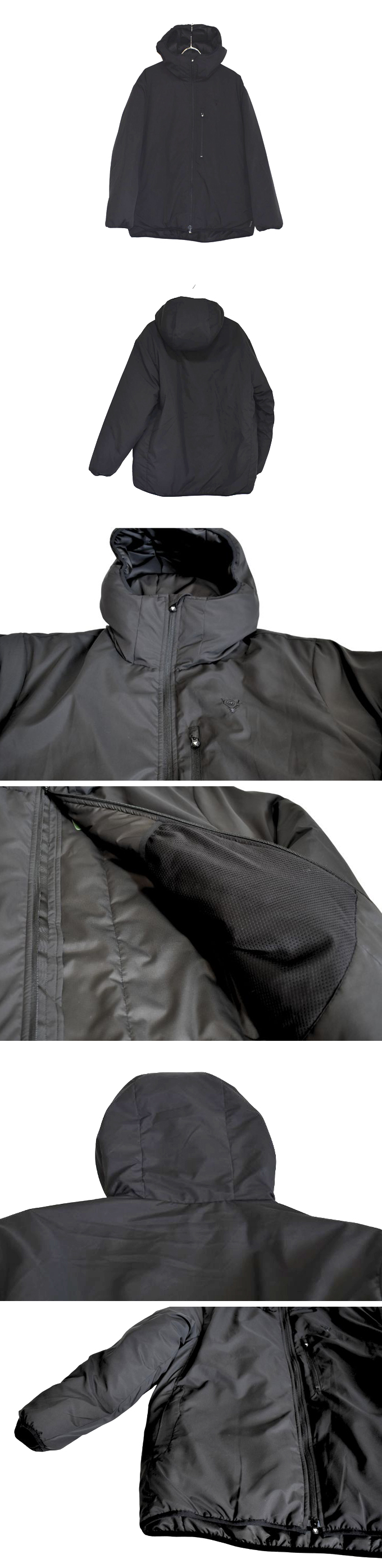 South2 West8 INSULATOR ZIPPED PARKA - PEACH SKIN