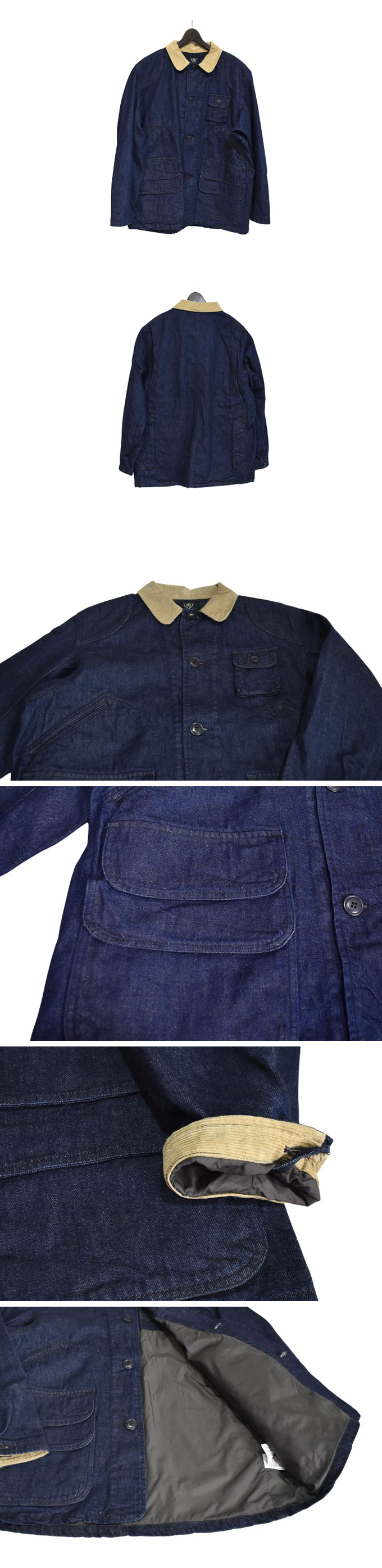 South2 West8 HUNTING JACKET- 12OZ DENIM