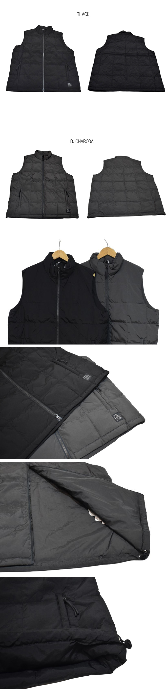 TAION 【UNISEX】 SPORTS CLASSIC TRACK DOWN VEST