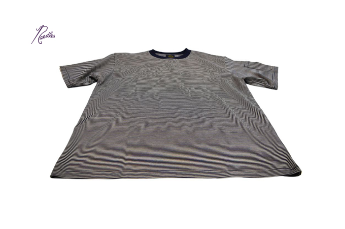 Needles S/S CREW NECK TEE - COTTON STRIPE JERSEY