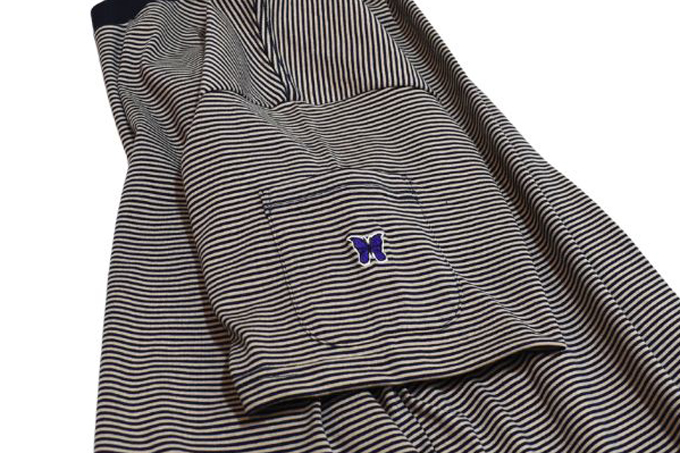 Needles S/S CREW NECK TEE - COTTON STRIPE JERSEY