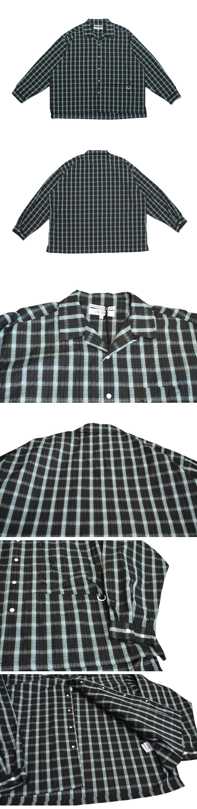 F/CE RECYCLE OPEN COLLAR SHIRT