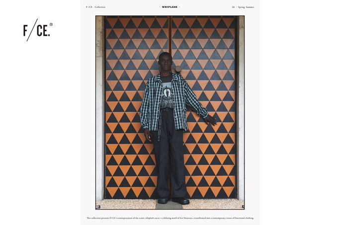 F/CE RECYCLE OPEN COLLAR SHIRT