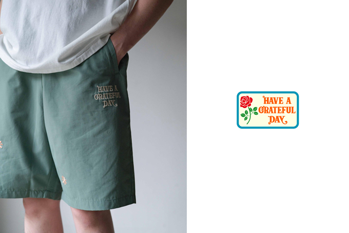 HAVE A GRATEFUL DAY BLOOM SHORTS