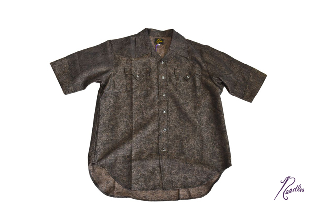 Needles S/S WESTERN SHIRT - MICRO SHADOW PLAID