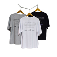 THOUSAND MILE SHORT SLEEVE PRINT T-SHIRT HISTORY T/C JERSEY