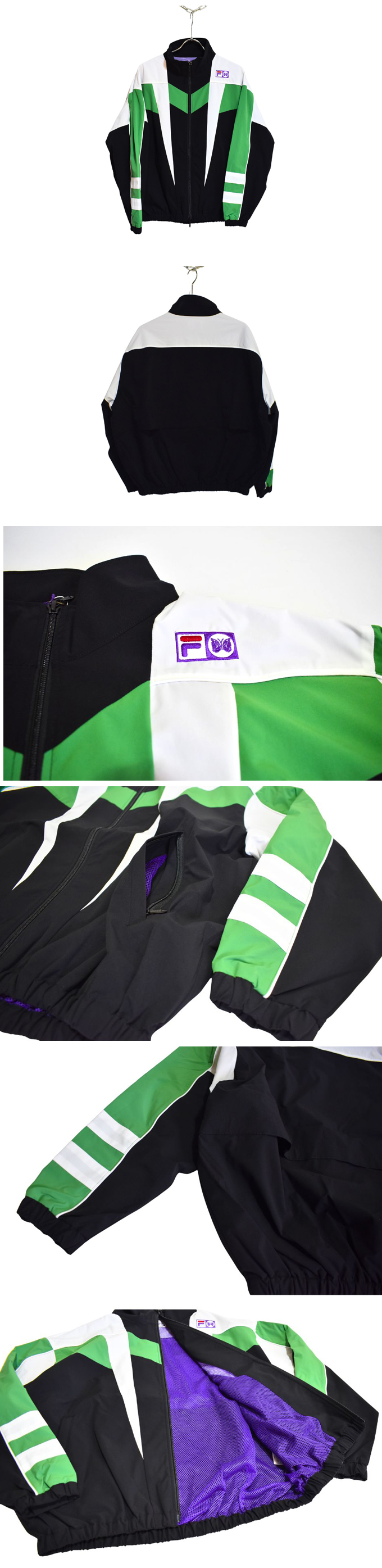 Needles 〈NEEDLES〉X〈FILA〉STAR CUT OVER SIZED WINDBREAKER