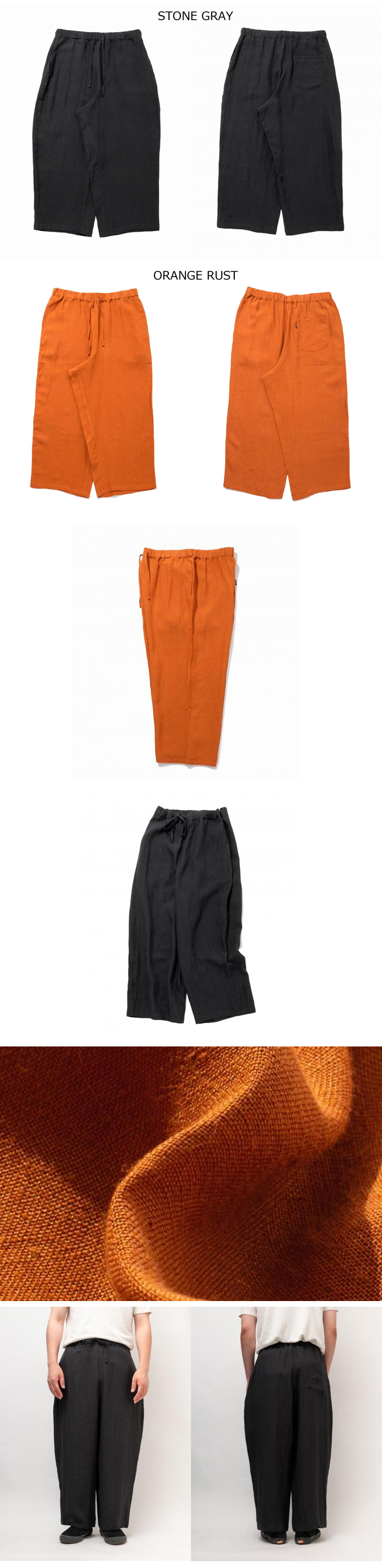 GOHEMP LOOSELY PANTS