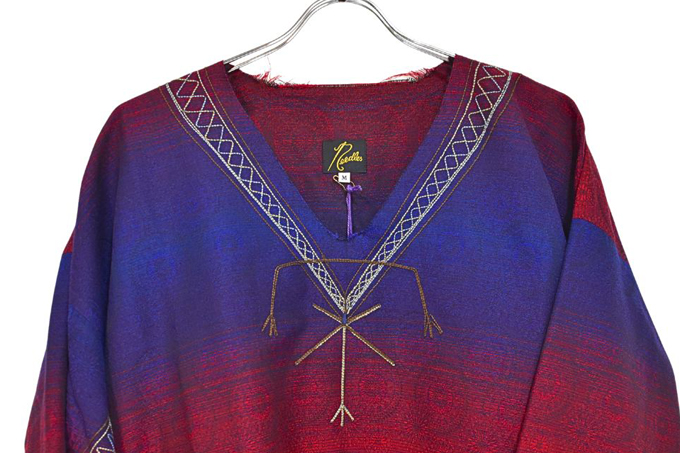 Needles EMBROIDERED TUNIC - OMBRE JACQUARD