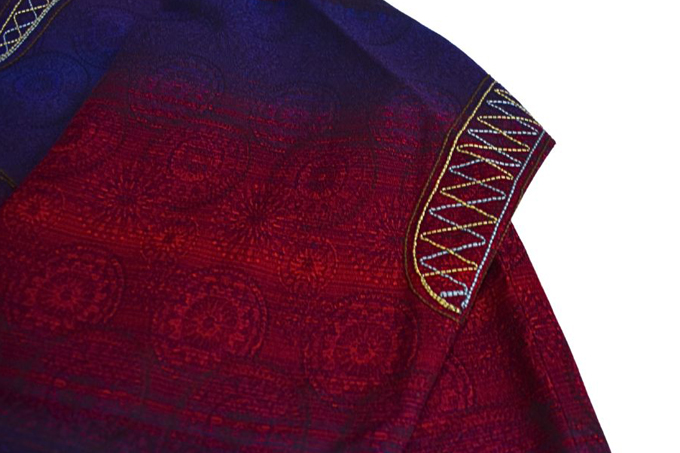 Needles EMBROIDERED TUNIC - OMBRE JACQUARD