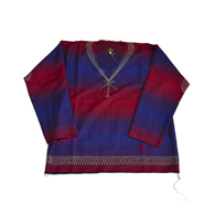 Needles EMBROIDERED TUNIC - OMBRE JACQUARD