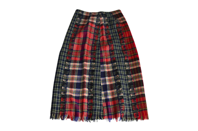 Needles C.C. SKIRT - WOOL TARTAN PLAID