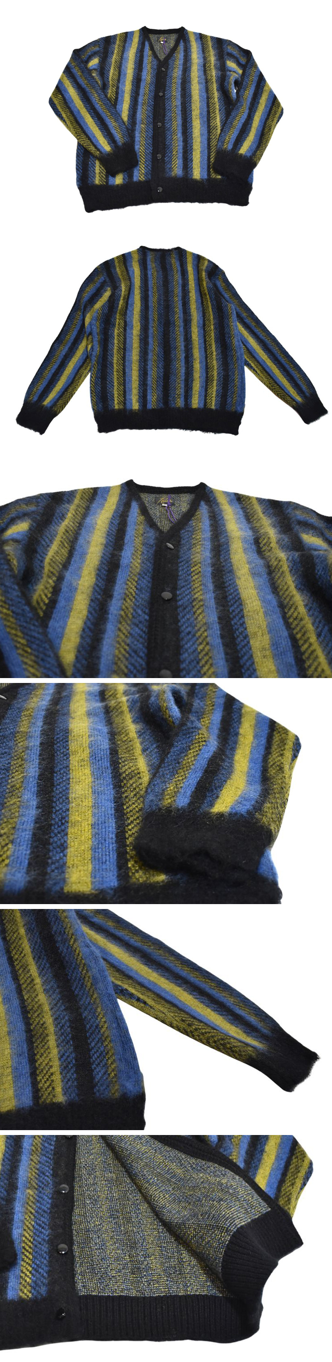 Needles MOHAIR CARDIGAN - STRIPE
