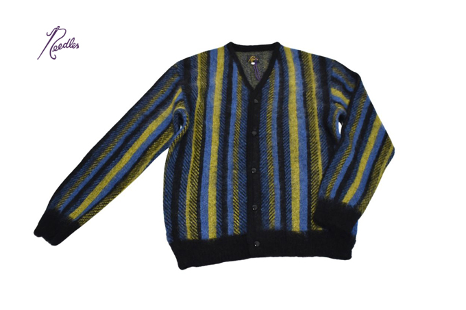 Needles MOHAIR CARDIGAN - STRIPE