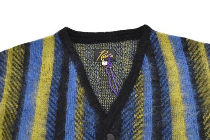 Needles MOHAIR CARDIGAN - STRIPE
