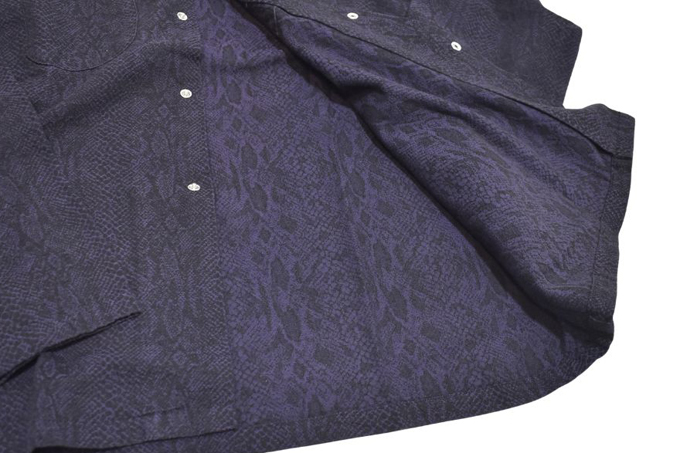 Needles COWBOY ONE-UP SHIRT - 8OZ PYTHON JACQUARD