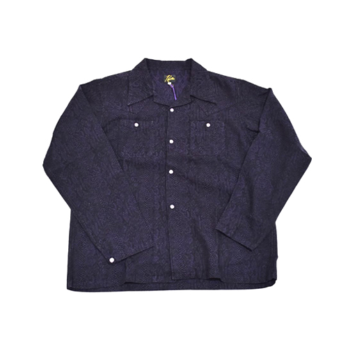 Needles COWBOY ONE-UP SHIRT - 8OZ PYTHON JACQUARD
