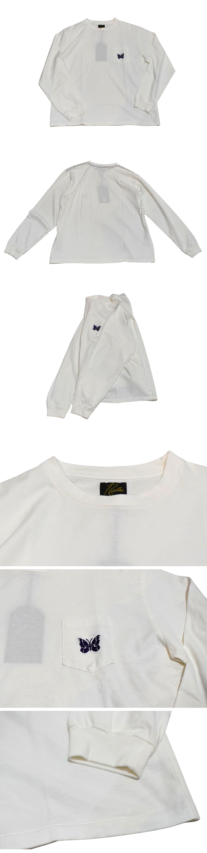 Needles L/S POCKET TEE - COTTON JERSEY