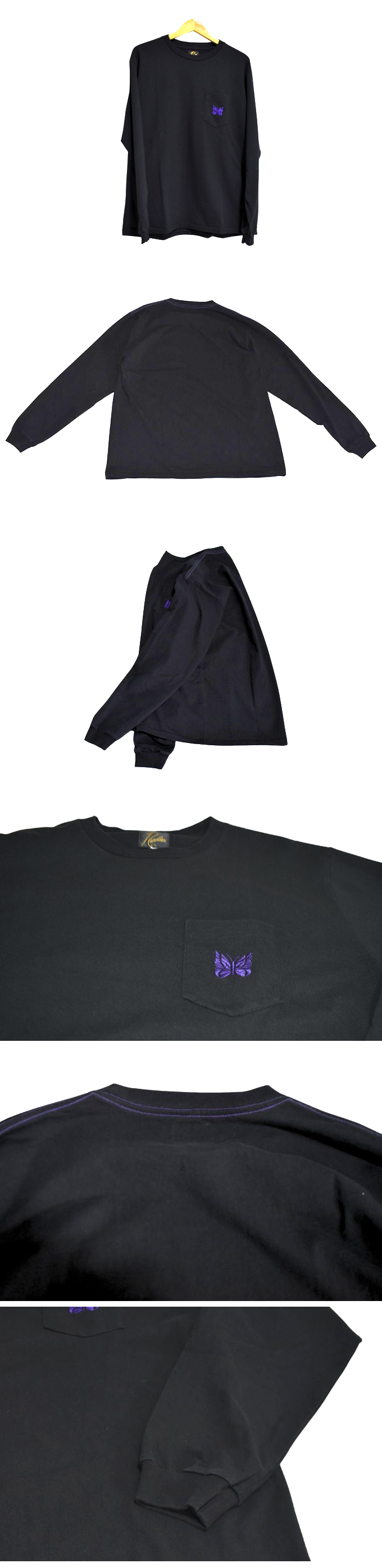 Needles L/S POCKET TEE - COTTON JERSEY
