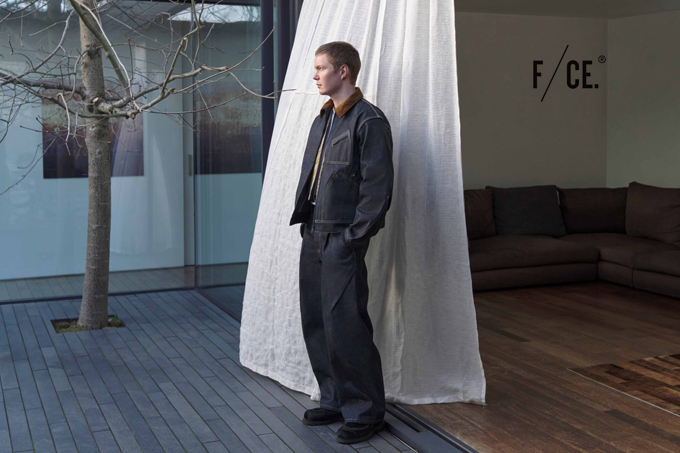 F/CE LEE BY F/CE. 91-B MODULAR COVERALL JACKET / CORDURA DENIM