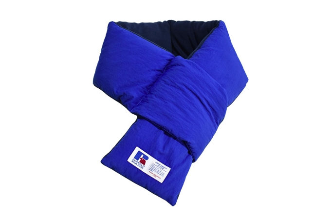 RUSSELL ATHLETIC NYLON / FLEECE LINED PADDED MUFELER
