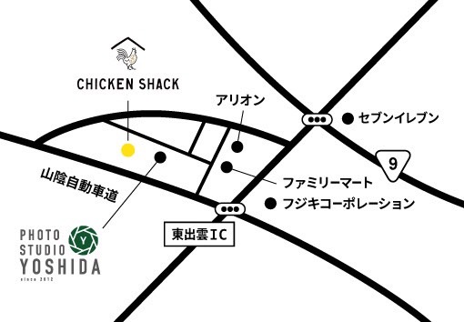 店舗の地図